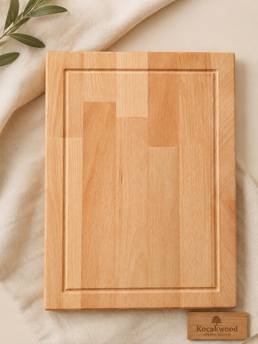 ayın ağacı kesme tahtası 30x40 cm, LFGB onaylı, doğal yağ ile işlenmiş – Koçak Wood